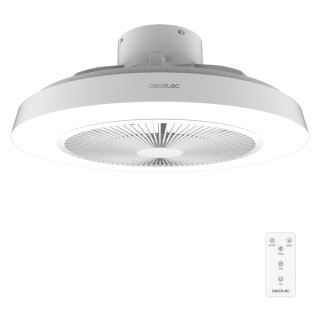 Cecotec EnergySilence LampAero 600 InsideWhite Ventilador de Techo con Luz LED - 20W - Aspas Aerodinamicas de 20" - 3 Velocidade