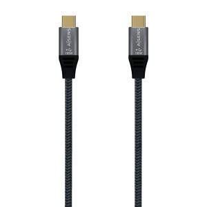 Aisens Cable USB 3.2 Gen2x2 Aluminio 20Gbps 8K@30Hz 5A 100W E-Mark