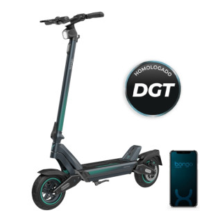 Cecotec Bongo Y65 Connected Patinete Electrico - 1200W - Autonomia 65km - Doble Suspension - Ruedas 10" - Sistema de Frenos Trip