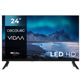 Cecotec A5 series ALH50024 Televisor Smart TV de 24" LED con Resolucion HD - Sistema Dolby Audio - Sistema Operativo VIDAA - WiF