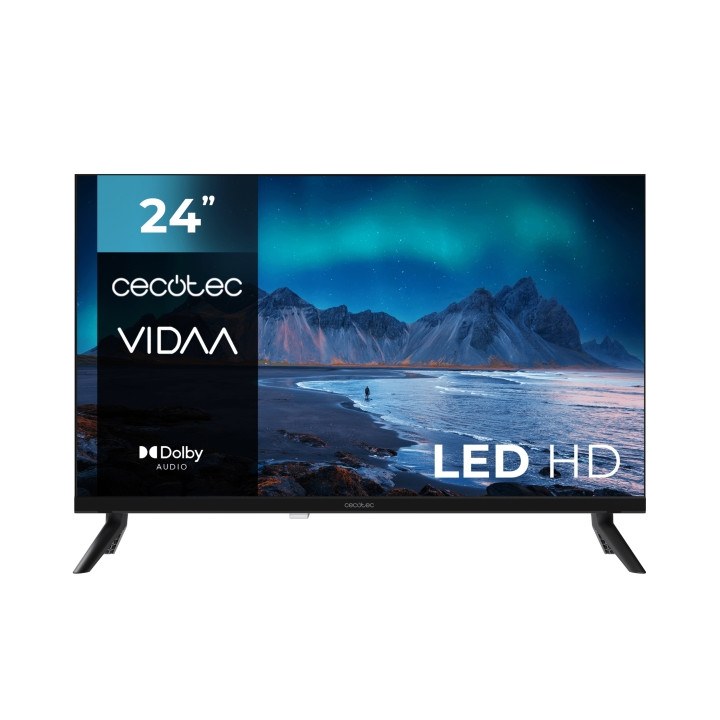 Cecotec A5 series ALH50024 Televisor Smart TV de 24" LED con Resolucion HD - Sistema Dolby Audio - Sistema Operativo VIDAA - WiF