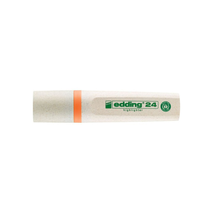MARCADOR FLUORESCENTE ECOLINE 24 COLOR NARANJA EDDING 24-006