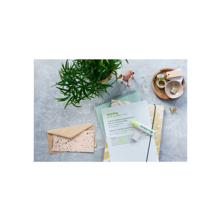 MARCADOR FLUORESCENTE ECOLINE 24 COLOR NARANJA EDDING 24-006