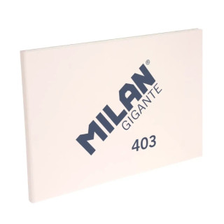 Milan 403 Gigante Bloc de Dibujo A3 50 Hojas Papel Liso de 200g/m² - Tapa Blanda y Cubierta Trasera Dura - Color Marfil y Textur