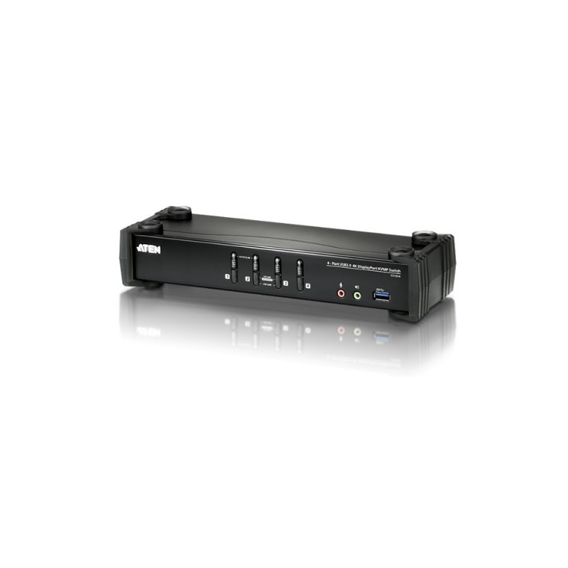 Aten switch kvmp displayport 4k usb 3.0 de 4 puertos (cables incluidos) (cs1924-at-g) Aten switch kvmp displayport 4k usb 3.0 de 4 puertos (cables incluidos) (cs1924-at-g)