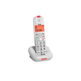 SPC Comfort Kairo Telefono Fijo Inalambrico DECT - Pantalla Iluminada - 5 Funciones Antispam - Teclas Grandes XL - Manos Libres