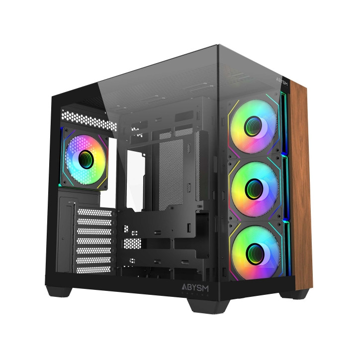 Abysm Danube Sava Nature 285B Black ARGB Caja Torre ATX