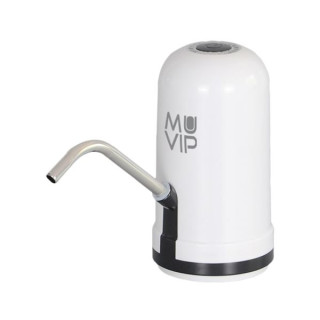 Muvip MV0636 Dispensador de Agua Portatil - Adaptadores para Garrafas de Hasta 20 Litros - Bateria Recargable - Compacto - Indic