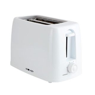 Muvip MV0642 Tostadora de Pan 650W - Capacidad para 2 Rebanadas - 6 Niveles de Tostado - Boton de Cancelacion - Bandeja Inferior