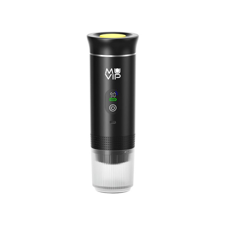 Muvip Xpresscup Cafetera Portatil - Compatible con Cafe Molido y Capsulas DG y NS - Presion de 20 Bares - Modo Caliente y Frio -