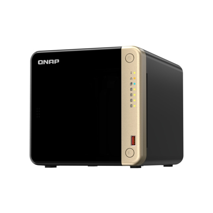 QNAP TS-464-8G NAS Torre Procesador Intel Celeron N5095 - Memoria 8GB - 4 Bahias 2.5"