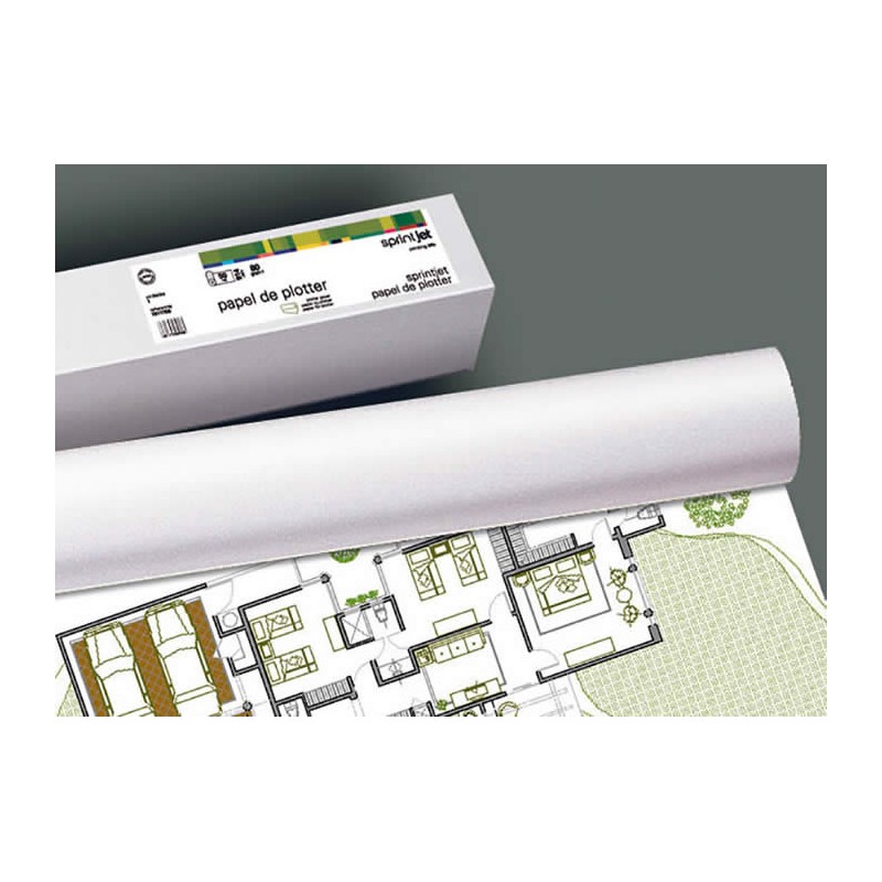 Fabrisa Plus Bobina de Papel para Plotter 80gr - Medidas 914mm x 50m Fabrisa Plus Bobina de Papel para Plotter 80gr - Medidas 914mm x 50m