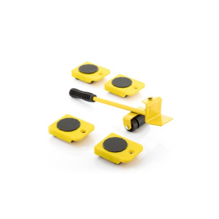 Innovagoods HeavEasy Herramienta de Elevacion y Transporte de Cargas hasta 200kg - Ruedas 360º - Mango Antideslizante - Multifun