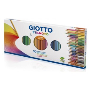 Giotto stilnovo caja 50 lapiceros + sacapuntas giotto f257300