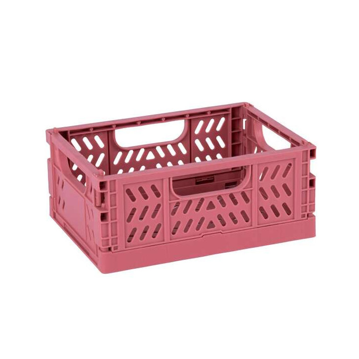 Apli Up North Pack de 4 Cajas de Plastico Plegables y Apilables - Tamaño 140x100x60mm - Ideal para Herramientas