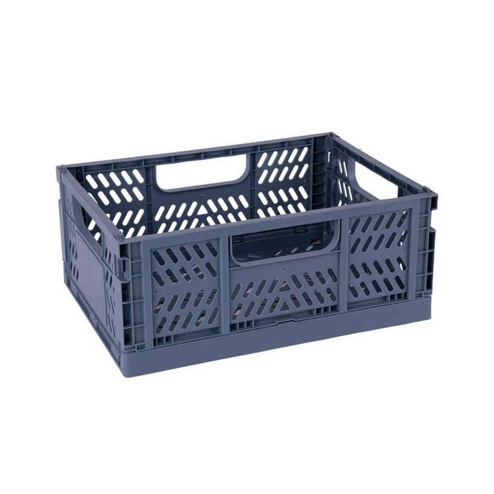 Apli Up North Pack de 2 Cajas de Plastico Plegables y Apilables - Tamaño 290x210x120mm - Ideal para Herramientas