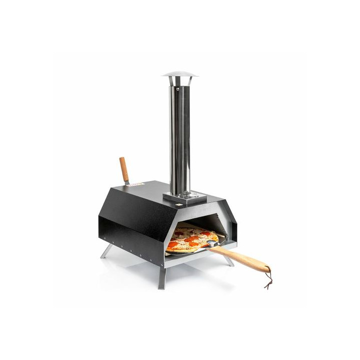 Innovagoods Pizzahven Horno para Pizza con Dispensador de Pellets - Control de Temperatura - Incluye Accesorios - Facil Transpor