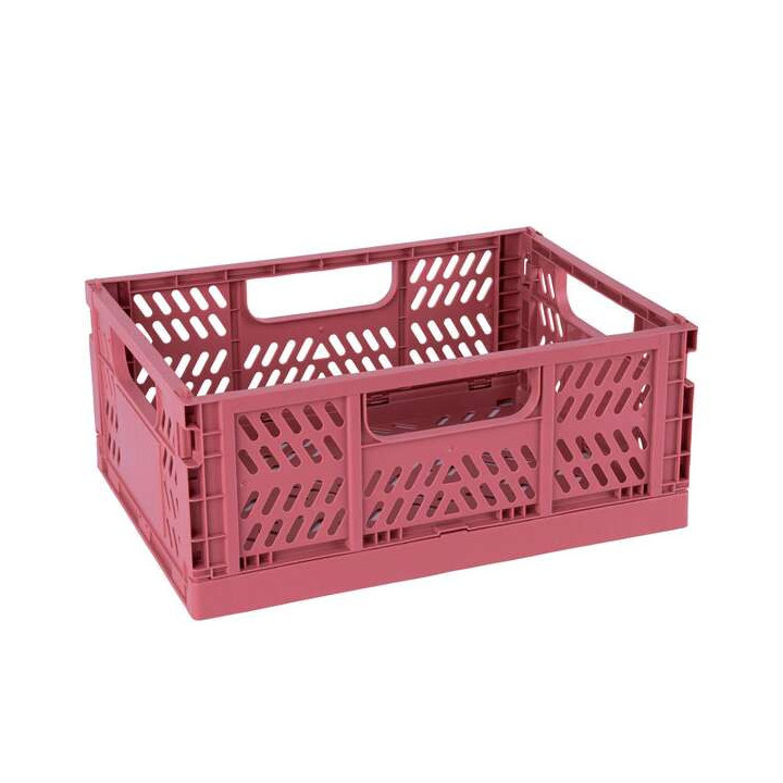 Apli Up North Pack de 2 Cajas de Plastico Plegables y Apilables - Tamaño 290x210x120mm - Ideal para Herramientas