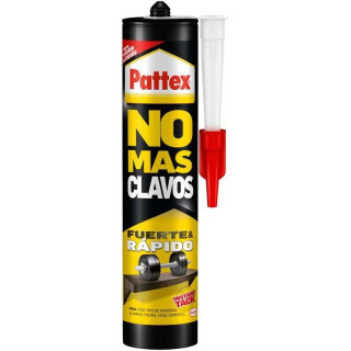 Pattex No Mas Clavos Cartucho 370gr - Adhesivo de Montaje Extra-Fuerte - Elimina la Necesidad de Clavos y Tornillos - Ideal par