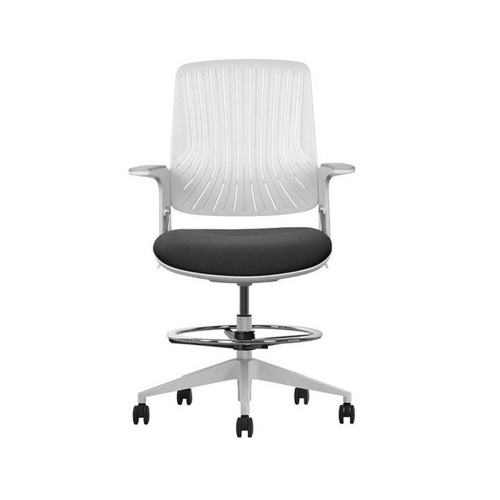 Cromad Elevare Pro Silla de Oficina - Elevador de Gas - Respaldo Ergonomico - Inclinacion Ajustable - Resistencia Extrema al Des