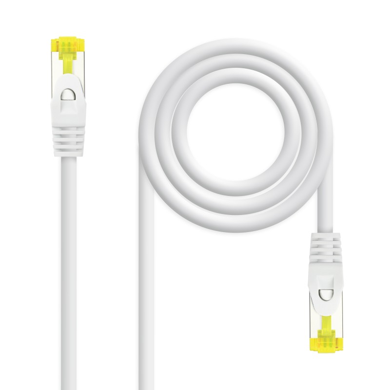 Nanocable Cable Red Latiguillo LSZH Cat.6A SFTP AWG26 30cm - Color Blanco Nanocable Cable Red Latiguillo LSZH Cat.6A SFTP AWG26 30cm - Color Blanco