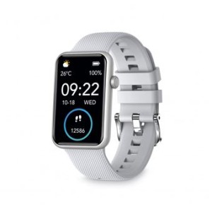 Ksix Tube Reloj Smartwatch Pantalla 1.57" - Bluetooth 5.0 BLE - Autonomia hasta 7 dias - Resistencia al Agua IP67 - Color Gris