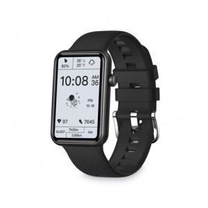 Ksix Tube Reloj Smartwatch Pantalla 1.57" - Bluetooth 5.0 BLE - Autonomia hasta 7 dias - Resistencia al Agua IP67 - Color Negr