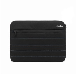 CoolBox Funda para Tablet/Netbook/Portatil hasta 11.6" - Acolchado - Tejido Impermeable - Cierre de Cremallera - Color Negro