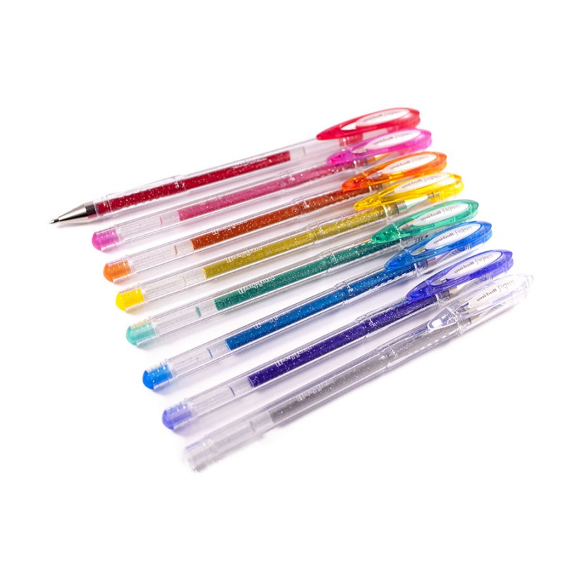 Uni-ball Signo Sparkling Boligrafo de Gel - Punta de Acero Inoxidable 1 mm. - Trazo 0.65 mm. aprox. - Tinta Gel - Colores Surti Uni-ball Signo Sparkling Boligrafo de Gel - Punta de Acero Inoxidable 1 mm. - Trazo 0.65 mm. aprox. - Tinta Gel - Colores Surti