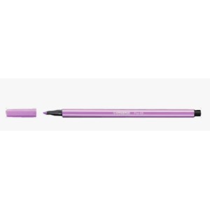 Rotulador premium con punta de fibra biselada pen 68 max color lila stabilo 768/58