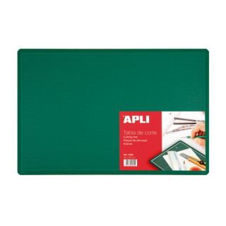 Apli Plancha de Corte A3 PVC 450x300x2mm - Base Antideslizante - Formula Auto Cicatrizante - Impresion de Cuadricula y Angulos -