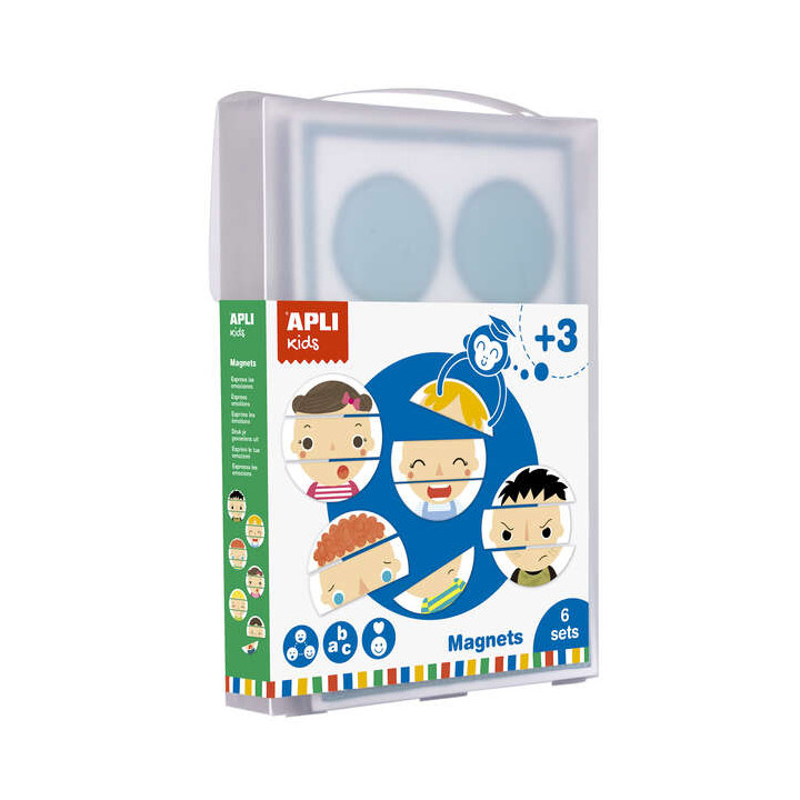 Apli Magnet Emociones XXL - Tamaño 50x70 - Iman de Alta Resistencia - Diseño con Emociones Variadas