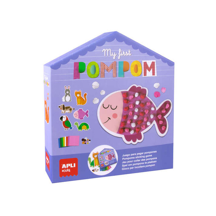 Apli Myfirstpompom - Diametro de 50mm - Suave y Esponjoso - Facil de Hacer