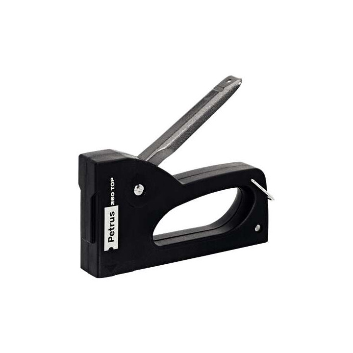 Petrus 260 Top Clavadora/Grapadora - Para Grapas 530/4-6-8mm - Carga Posterior - Colores Surtidos Aleatorios