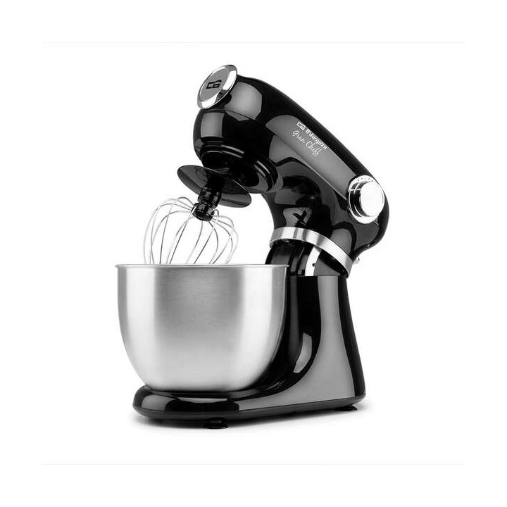 Orbegozo AM 6600 Batidora Amasadora - Potente y Versatil - 1000W - Bol de Acero Inoxidable de 5L - Accesorios para Amasar