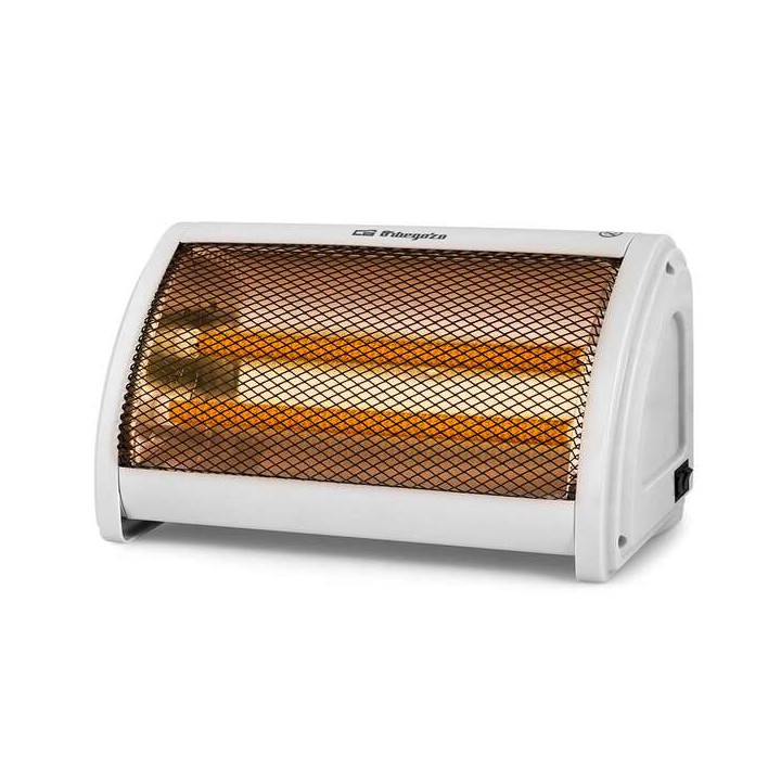 Orbegozo BP 3200 Estufa Ceramica Calor Instantaneo - Potencia 1000W - Dos Niveles de Calor - Asa de Transporte - Seguridad Antiv