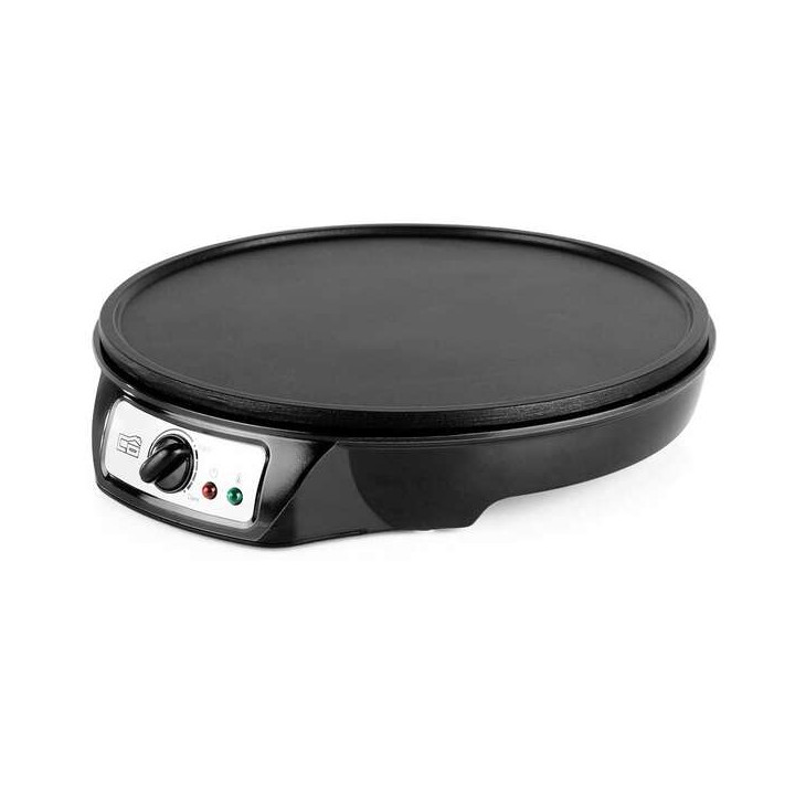 Orbegozo Crepera CM 2360 Maquina para Crepes Versatil y Facil de Usar - Superficie Antiadherente - Temperatura Ajustable - Luces