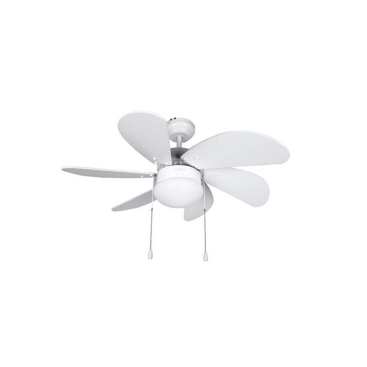 Orbegozo CP 15076 B Ventilador de Techo - Ideal para Ambientes Pequeños - Consumo Minimo de Energia - Sistema de Ventilacion Rev