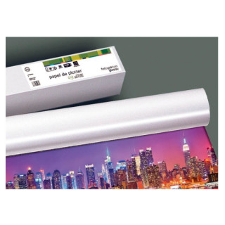 Fabrisa Bobina de Papel Fotografico Glossy para Plotter 180gr - Medidas 1067mm x 30m