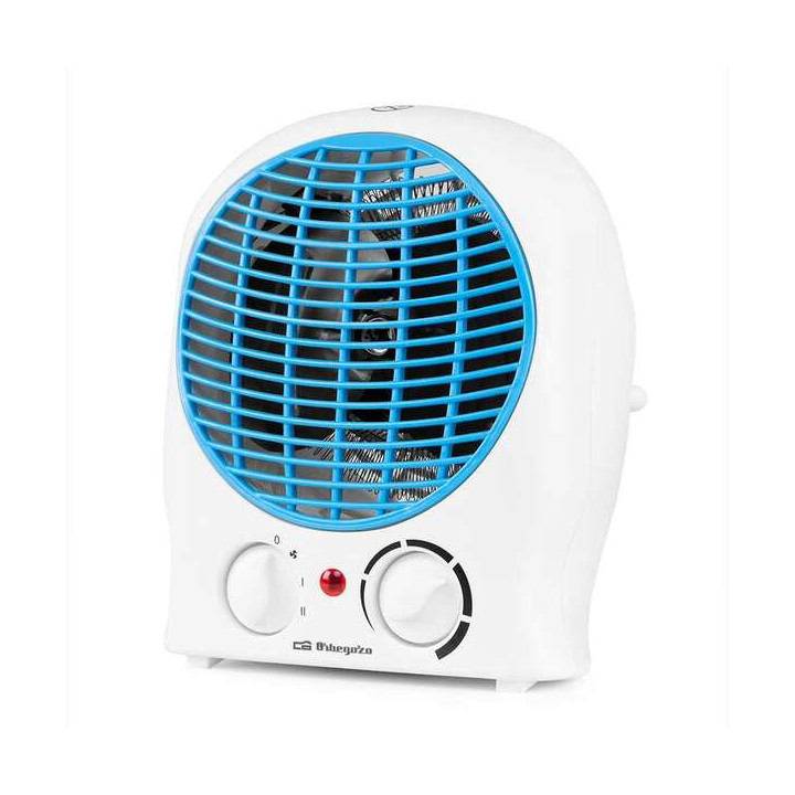 Orbegozo FH 5525 Calefactor Vertical - Potencia de 2000W - Control de Temperatura Ajustable - 2 Potencias - Proteccion contra So
