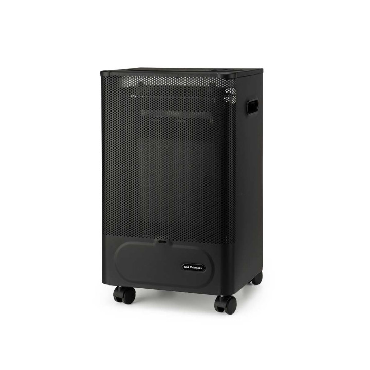 Orbegozo HBF 50 Estufa a Gas Compacta de Llama Azul - Potencia Calorifica de 2000W - Triple Sistema de Seguridad - Clase Energet