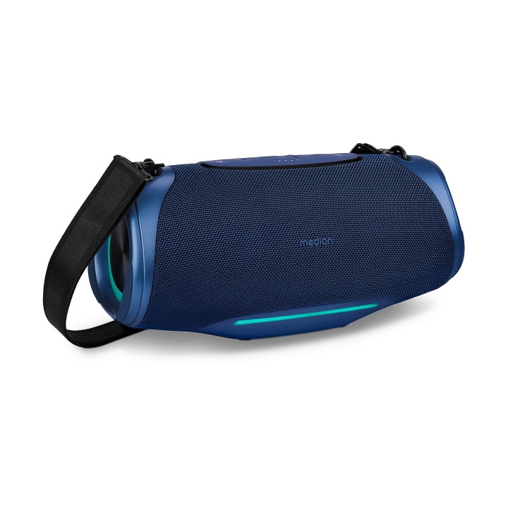 Medion Life P61762 L Altavoz 50W - Bluetooth 5.3 - Modo Broadcast - Resistente al Agua - Hasta 47 Horas de Autonomia - Iluminaci