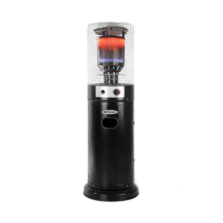 Orbegozo PHE 85 Estufa de Terraza Elegante y Potente - Calor Inmediato - Funciona con Butano/Propano - Segura y Facil de Transpo