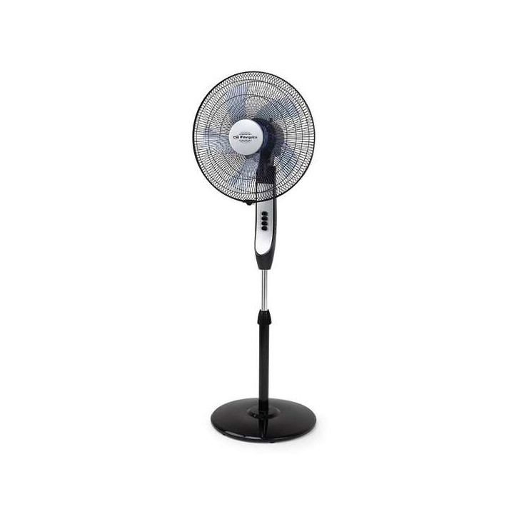 Orbegozo SF 0441 Ventilador de Pie Refrescante - Potente Caudal de Aire - Oscilacion Oval - Altura Regulable - 3 Velocidades - S