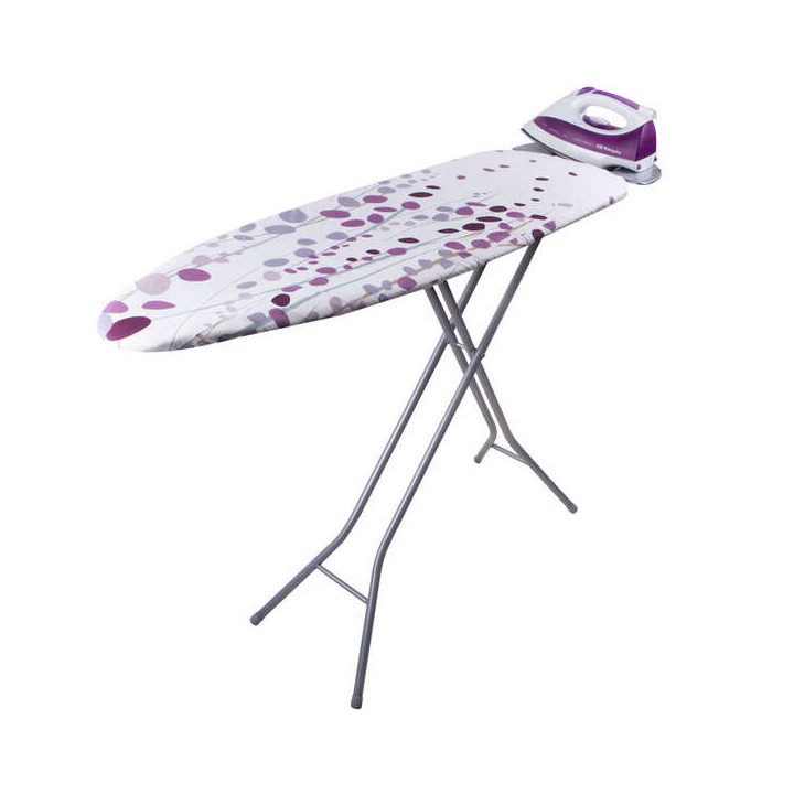 Orbegozo TP 2000 Tabla de Planchar Ergonomica - Rejilla de Acero Resistente - Altura Ajustable - Funda de Algodon - Muleton de F