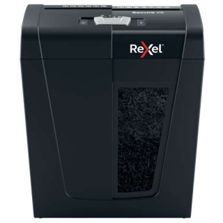 Rexel Secure X8 Destructora de Papel Manual Corte en Particulas P-4 - Destruye hasta 8 Hojas a la Vez - Capacidad de la Papeler