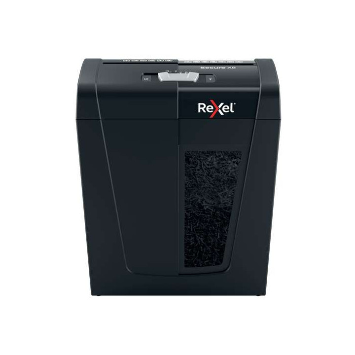 Rexel Secure X8 Destructora de Papel Manual Corte en Particulas P-4 - Destruye hasta 8 Hojas a la Vez - Capacidad de la Papeler