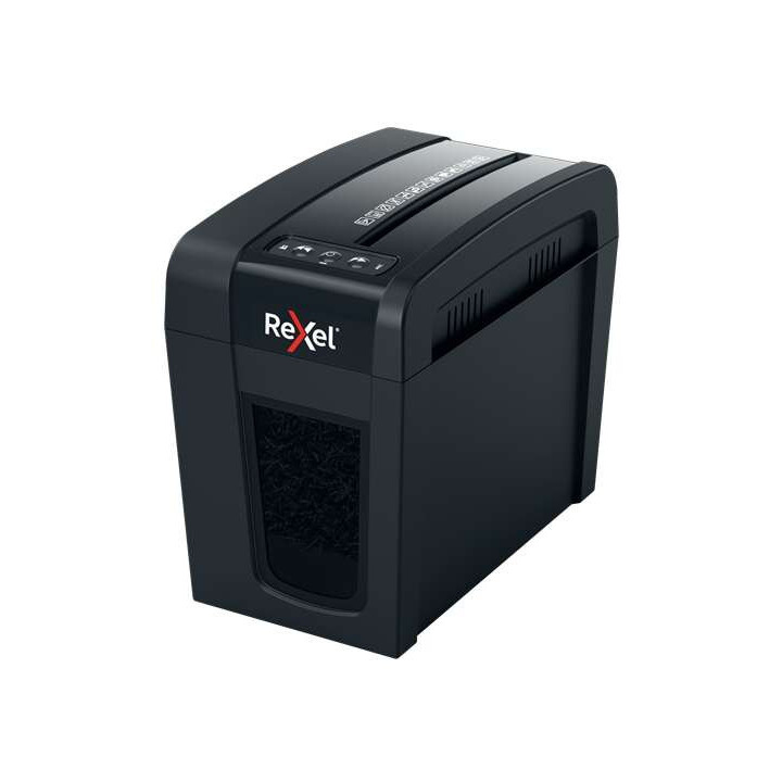 Rexel Secure X6-SL Whisper-Shred Destructora de Papel Manual Corte en Particulas P-4 - Destruye hasta 6 Hojas - Tecnologia de B