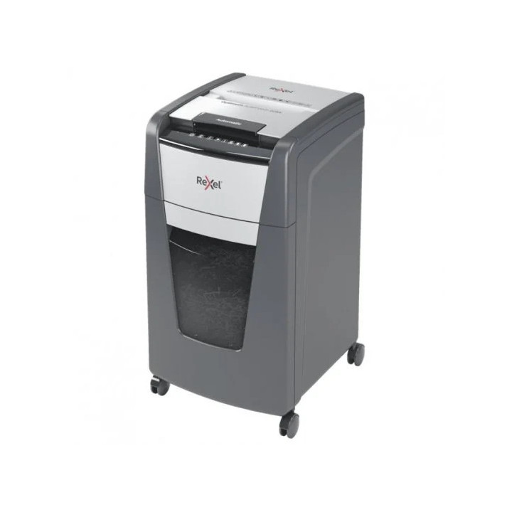 Rexel Optimum AutoFeed 225X Destructora Automatica Corte en Particulas P-4 - Autoalimentacion 225 Hojas