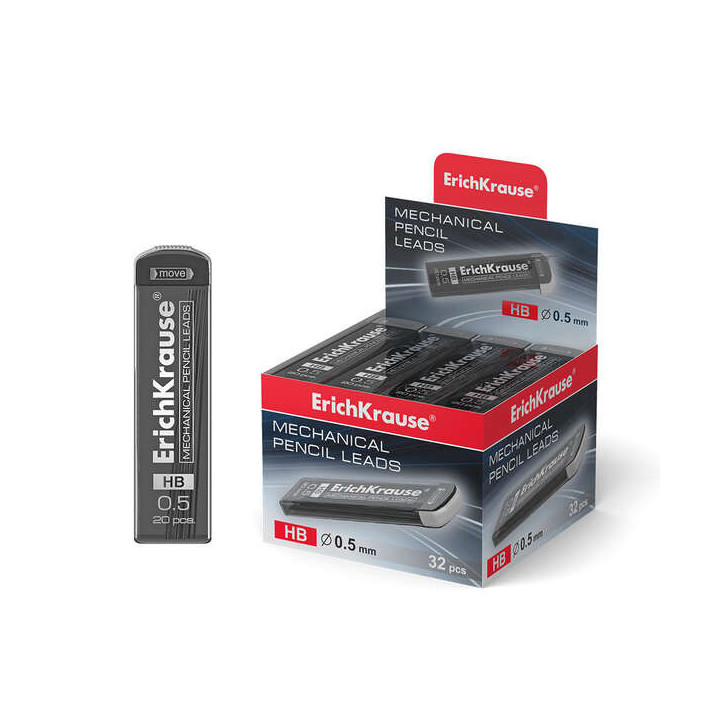 Erichkrause Megapolis Concept Pack de 20 Minas de Recambio 05mm HB - Color Negro